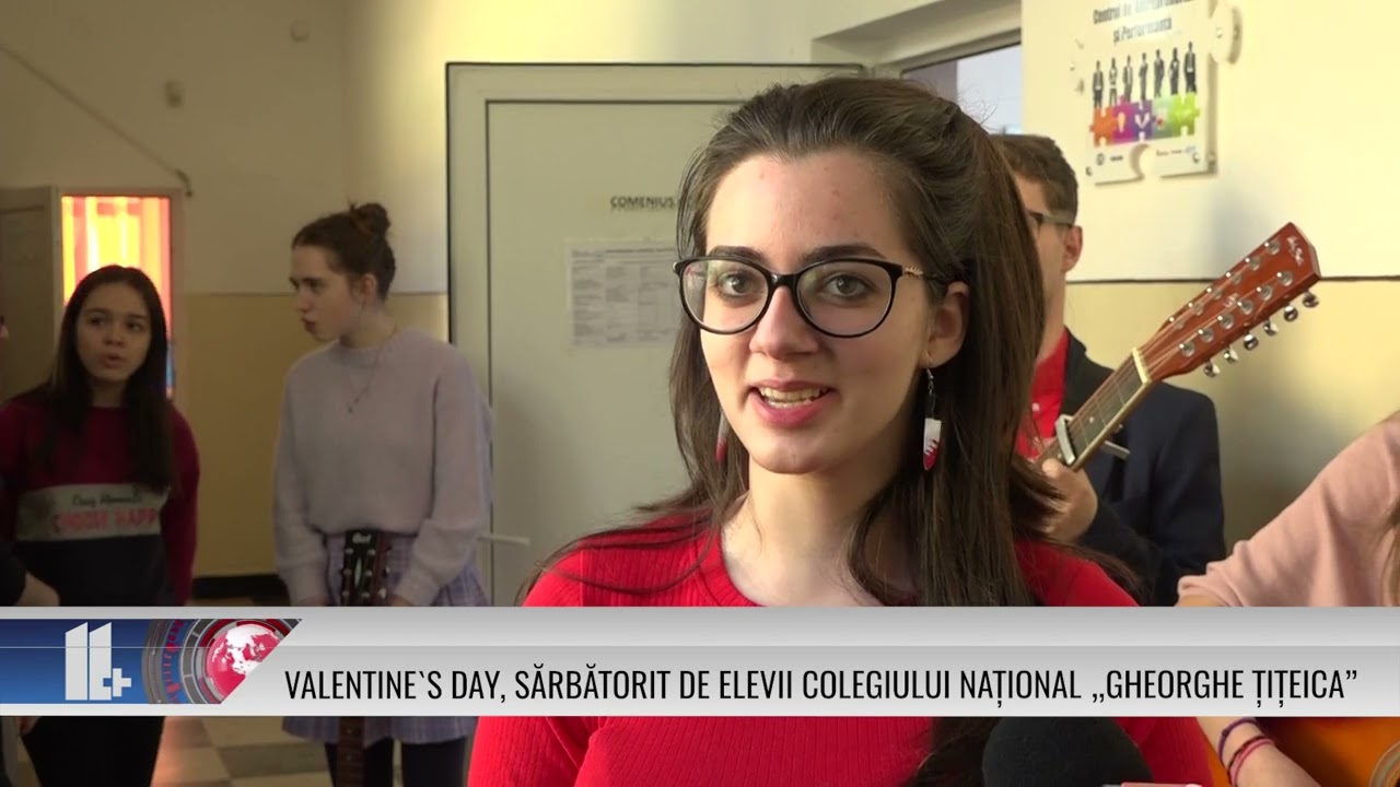 11 Plus – Valentine’s Day, Sărbătorit De Elevii Colegiului Național „gheorghe Țițeica”