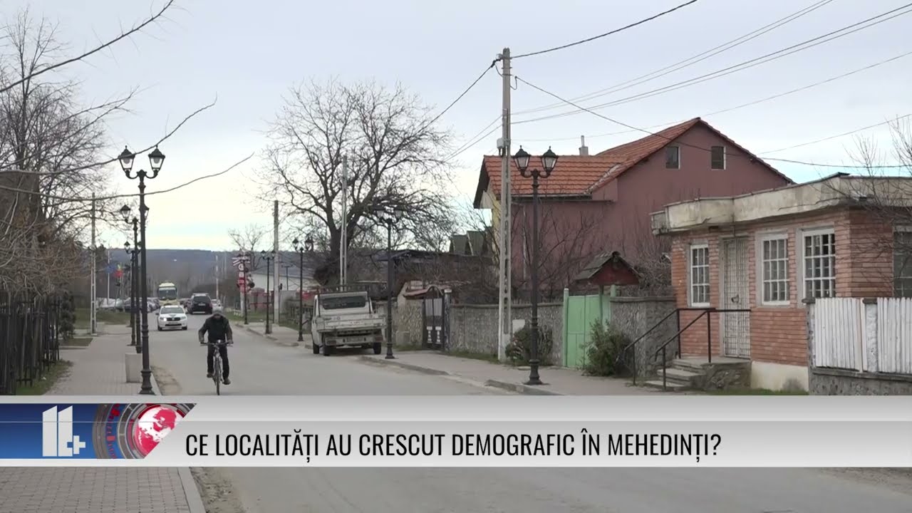 Ce localități au crescut demografic în Mehedinți