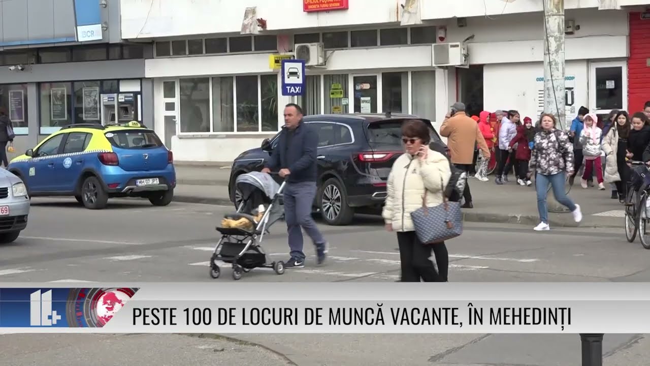 Peste 100 de locuri de muncă vacante, în Mehedinți