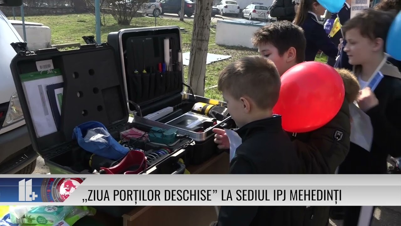 11 PLUS – „Ziua porților deschise” la sediul IPJ Mehedinți