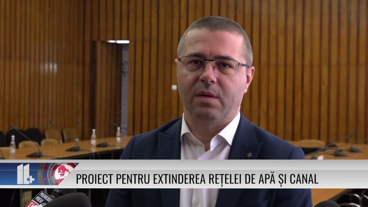 Proiect pentru extinderea rețelei de apă și canal