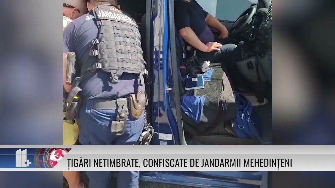 Țigări netimbrate, confiscate de jandarmii mehedințeni