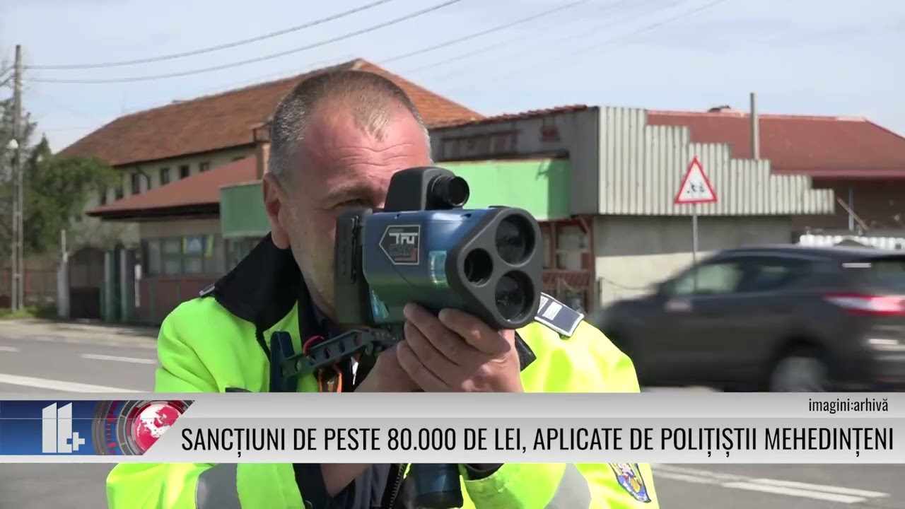 Sancțiuni de peste 80.000 de lei, aplicate de polițiștii mehedințeni