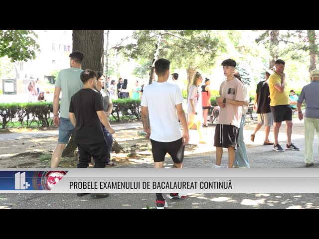 Probele examenului de bacalaureat continuă