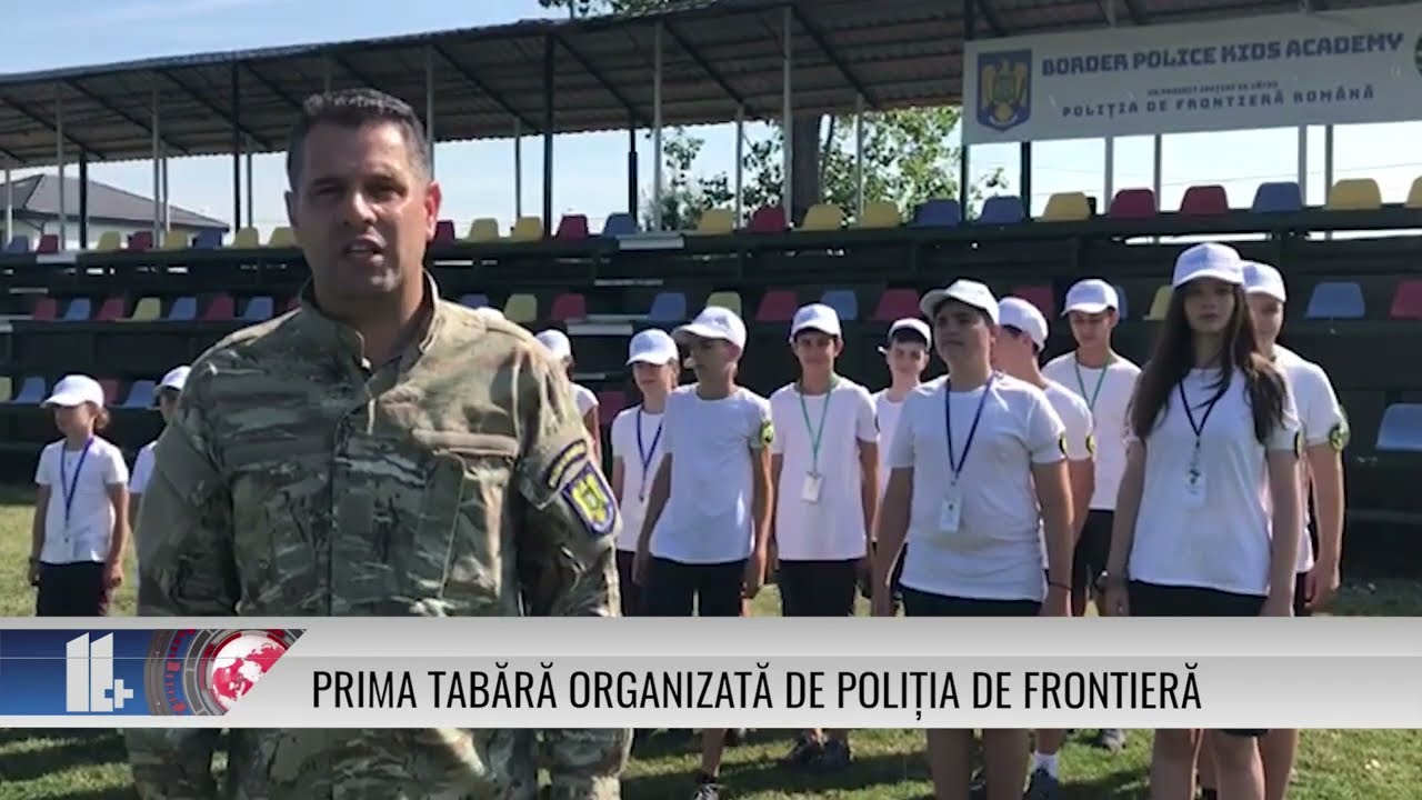 Prima tabără organizată de Poliția de Frontieră