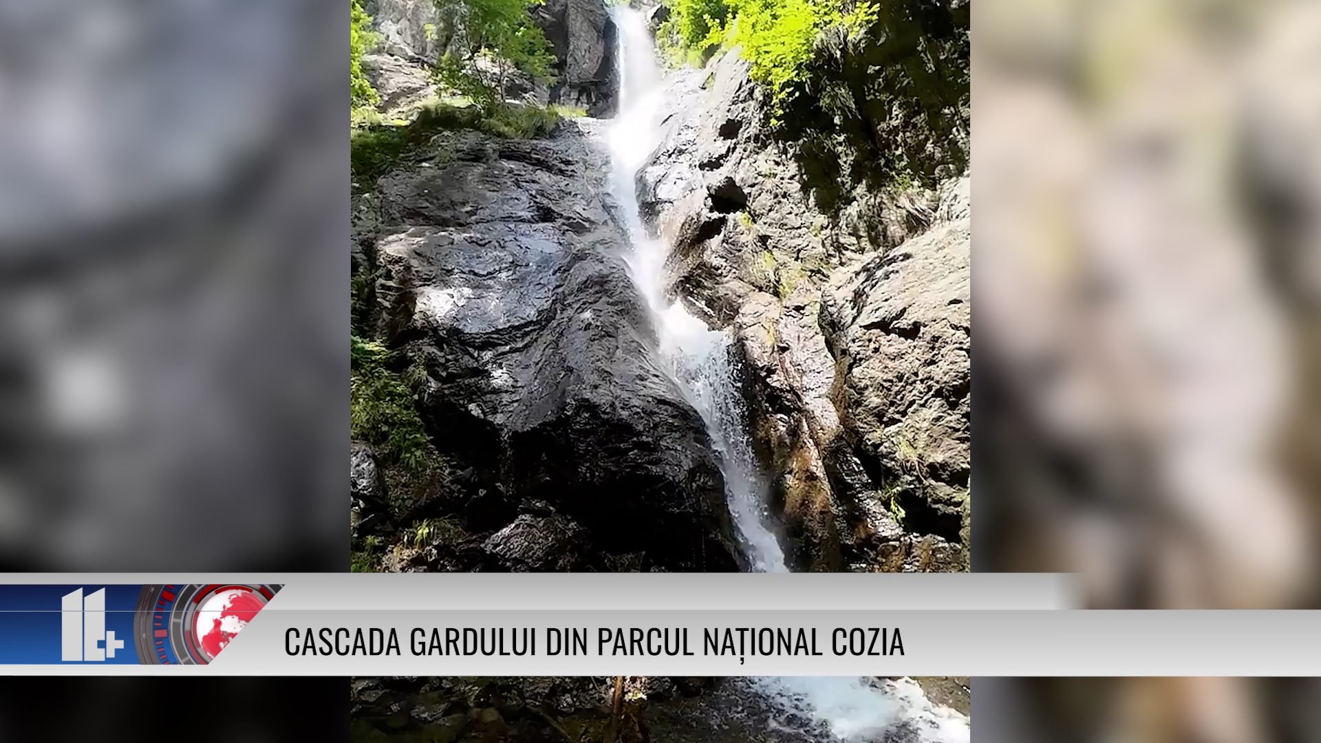 Cascada Gardului din Parcul Național Cozia