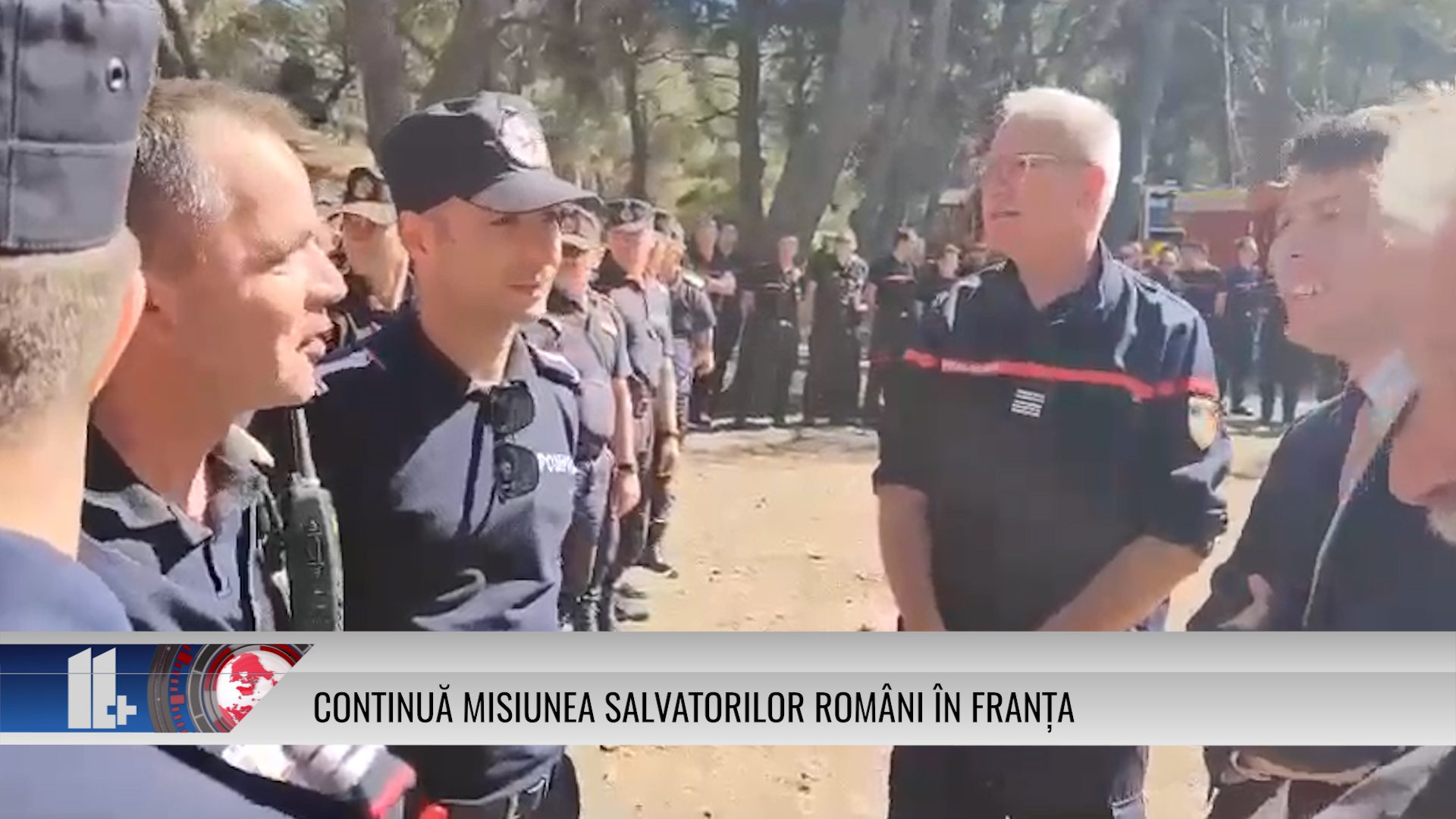 Continuă misiunea salvatorilor români în Franța