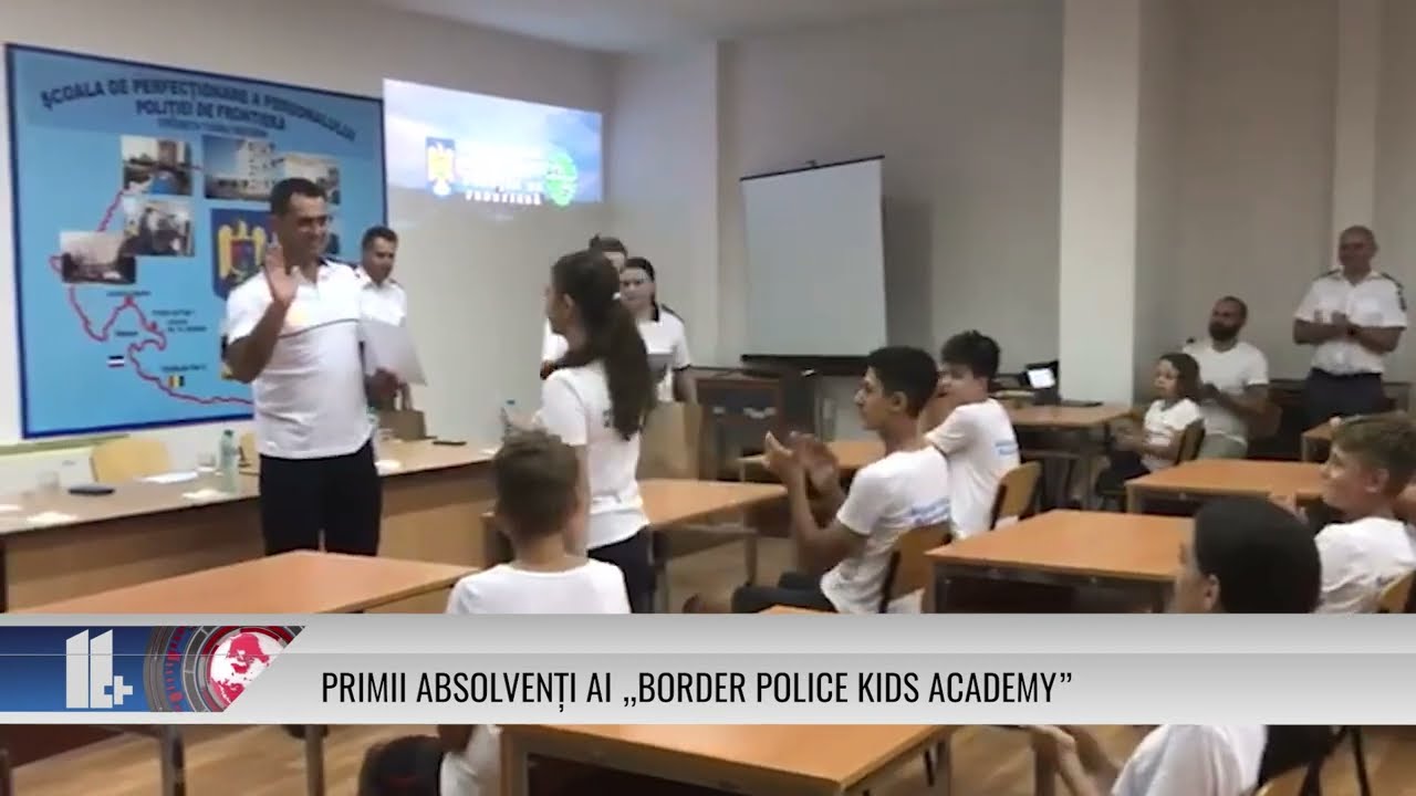 Primii absolvenţi ai „Border Police Kids Academy”