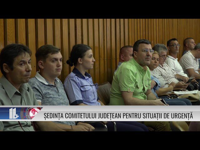 Ședința comitetului județean pentru situații de urgență