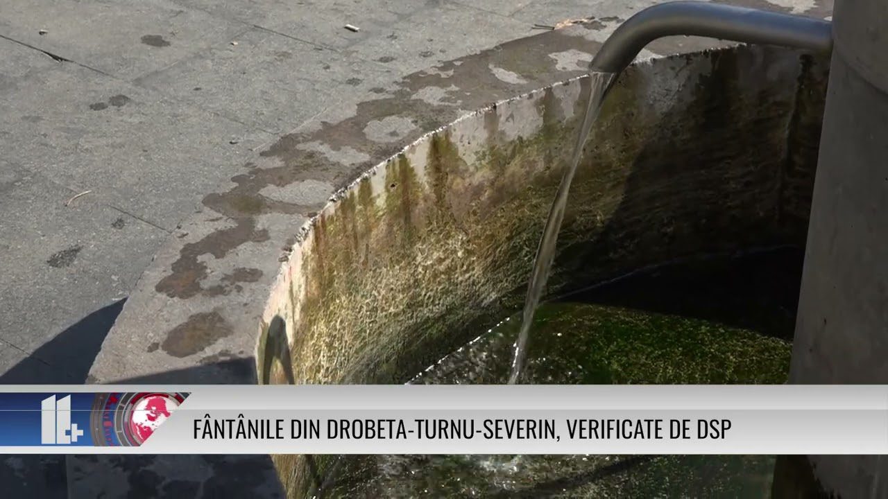 Fântânile din Drobeta Turnu Severin, verificate de DSP