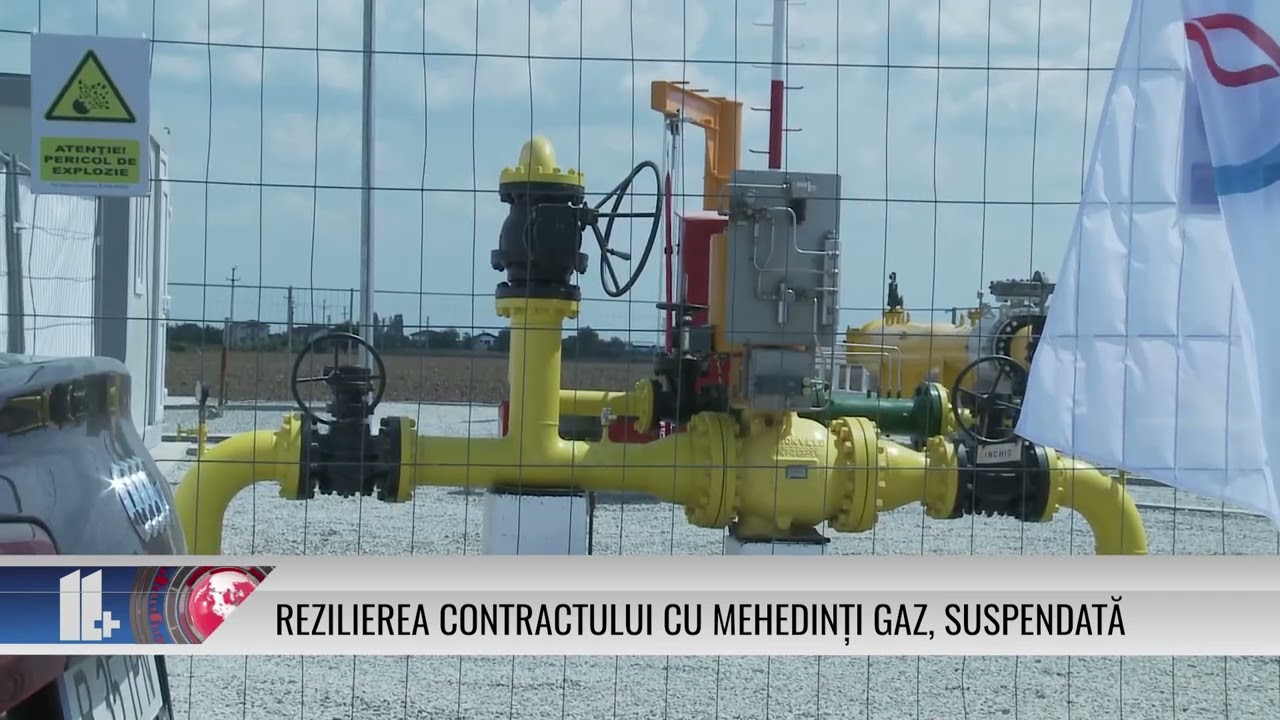 Rezilierea contractului cu Mehedinți Gaz, suspendată