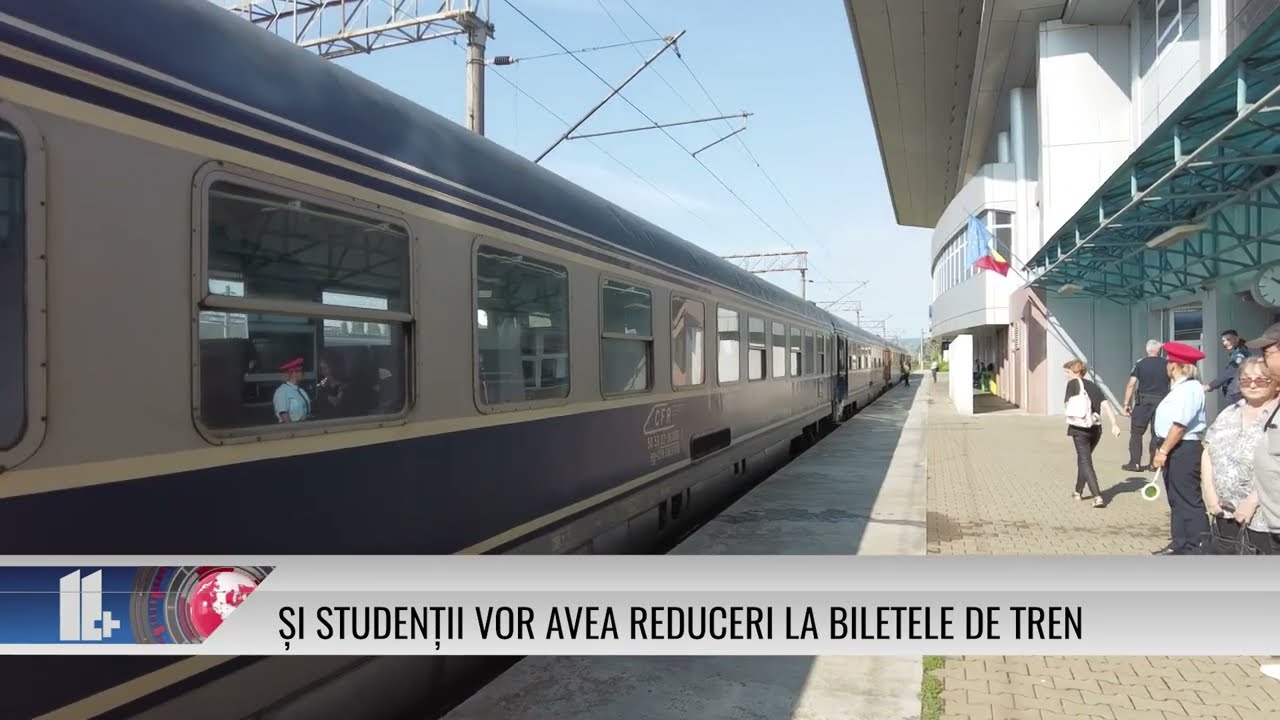 Și studenții vor avea reduceri la biletele de tren