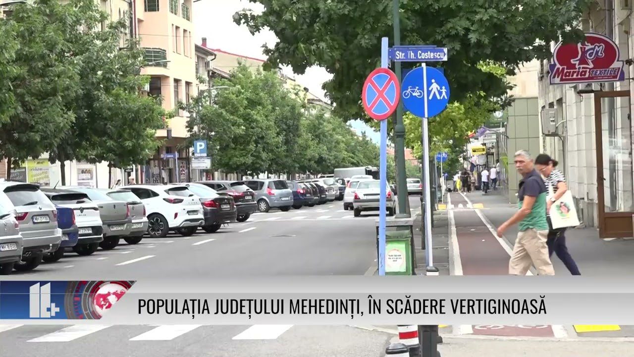 Populaţia judeţului Mehedinţi, în scădere vertiginoasă