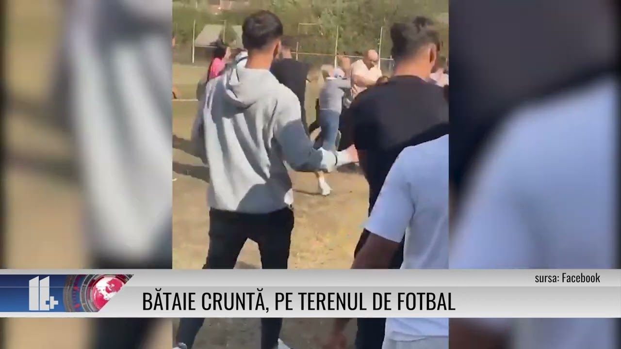 Bătaie cruntă, pe terenul de fotbal