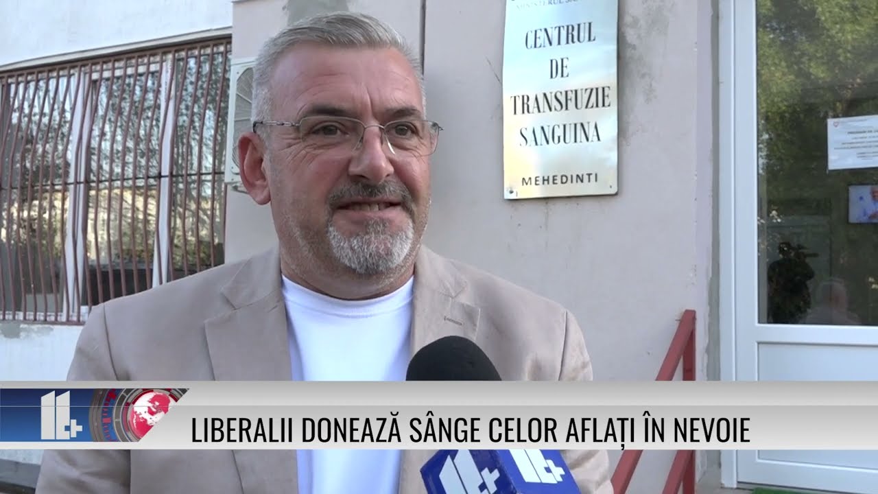 Liberalii donează sânge celor aflați în nevoie