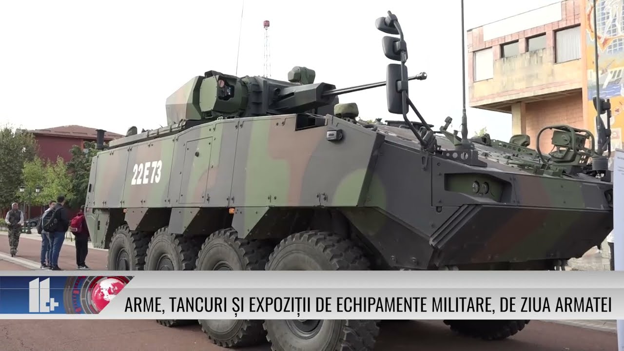 Arme, tancuri și expoziții de echipamente militare, de Ziua Armatei