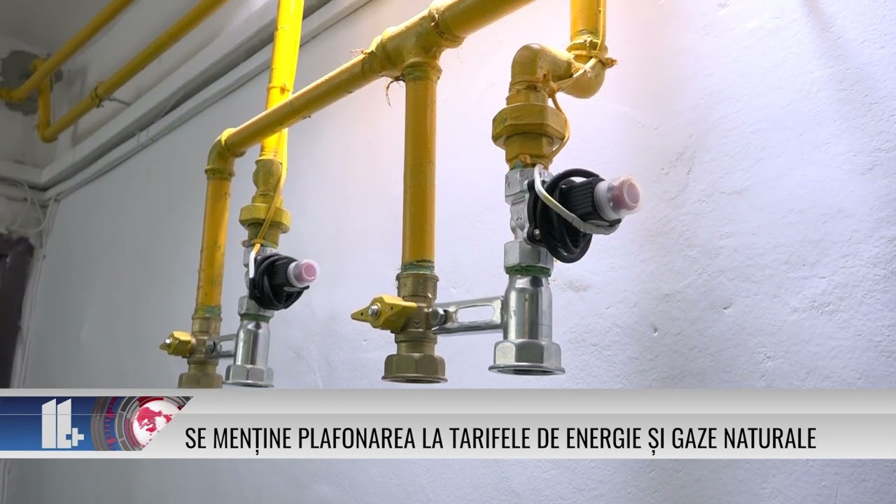 Se menține plafonarea la tarifele de energie și gaze naturale