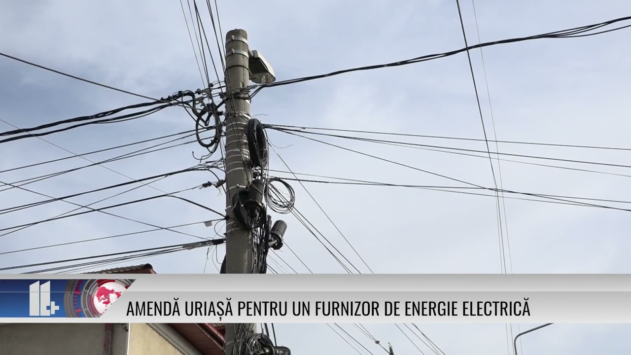 Amendă uriașă pentru un furnizor de energie electrică