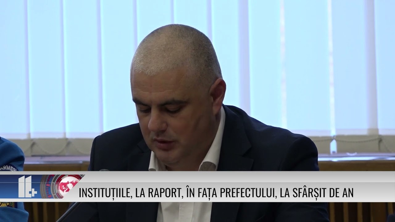 Instituțiile la raport, în fața prefectului, la sfârșit de an