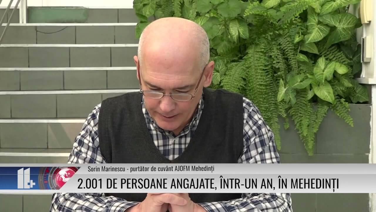 11 PLUS – 2 001 de persoane angajate, într un an, în Mehedinți