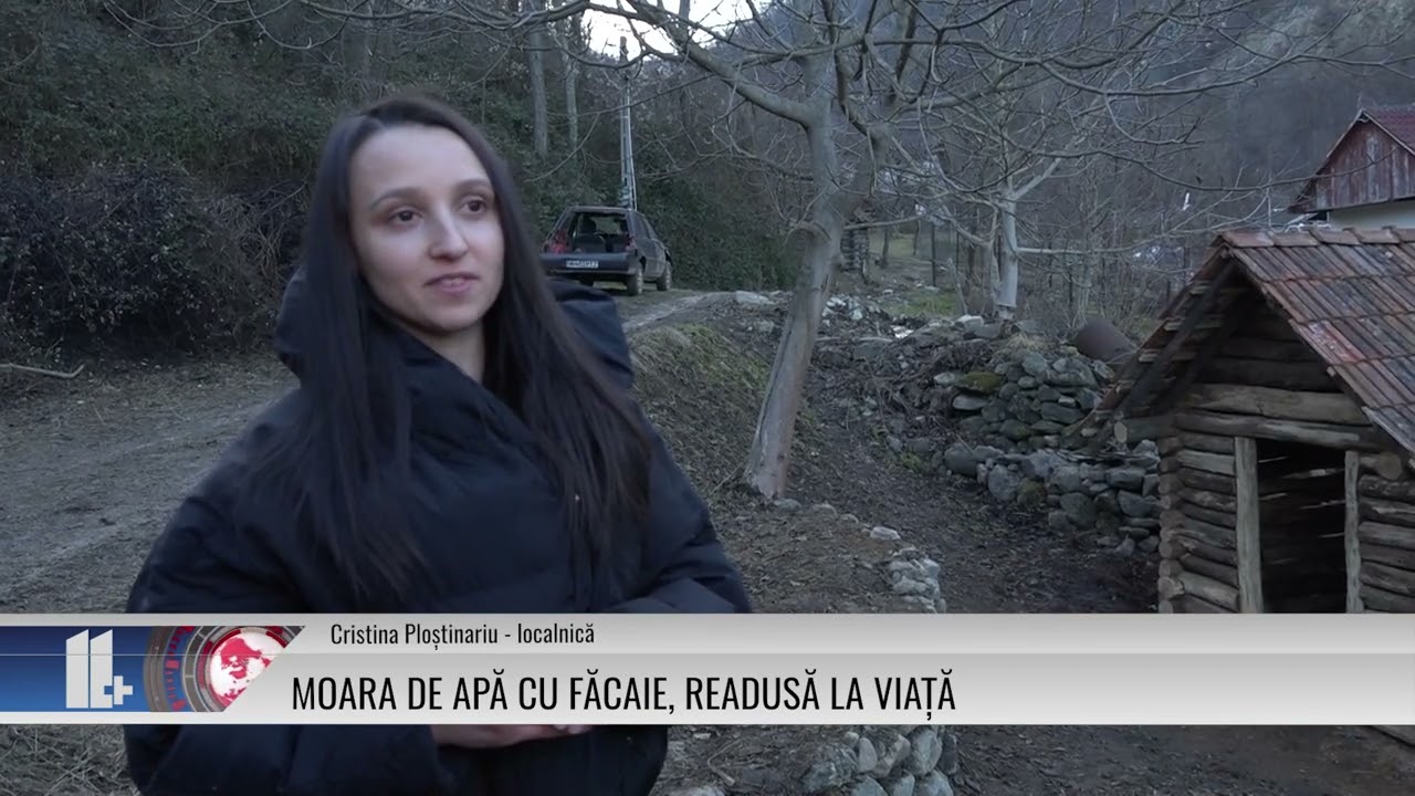 Moara de apă cu făcaie, readusă la viață