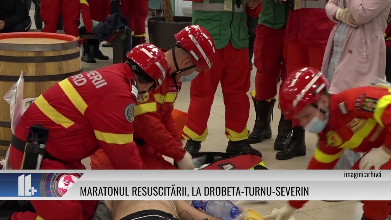 Maratonul resuscitării, la Drobeta Turnu Severin