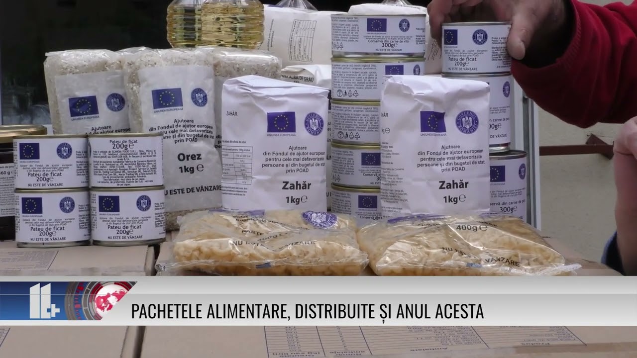 Pachetele alimentare, distribuite și anul acesta