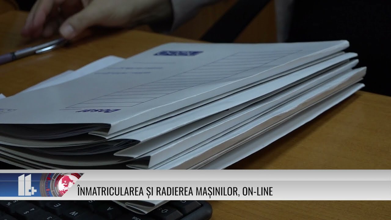 Înmatricularea și radierea mașinilor, on-line