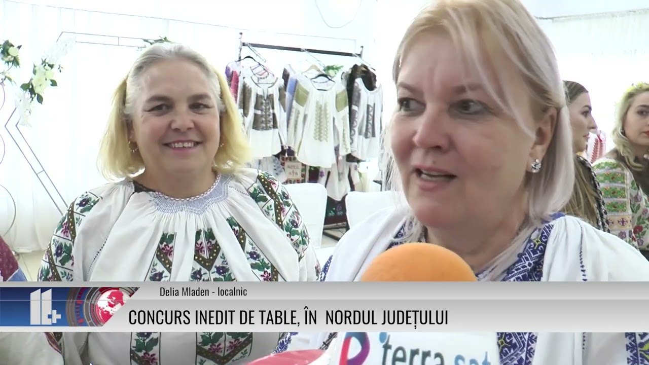 Concurs inedit de table, în nordul județului