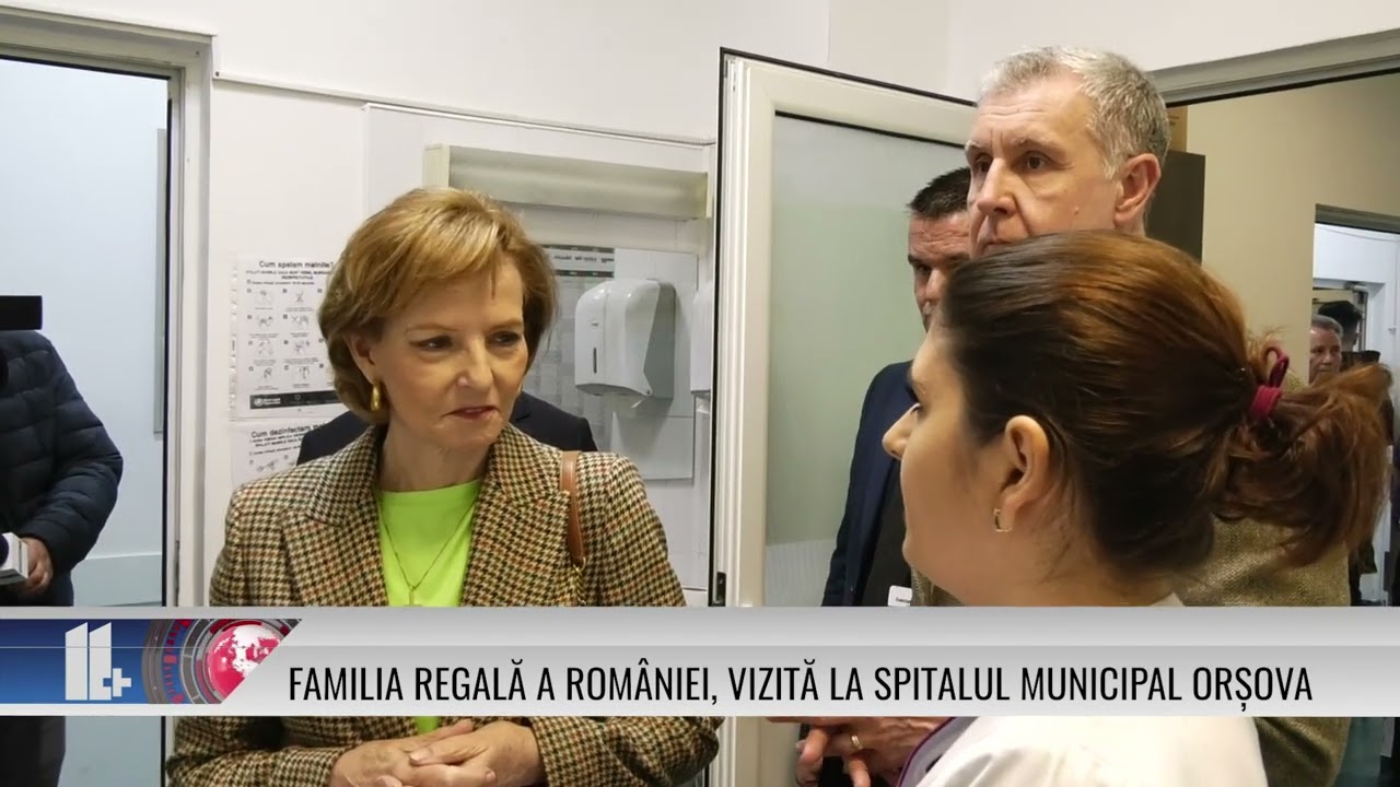 Familia Regală a României, vizită la Spitalul Municipal Orșova