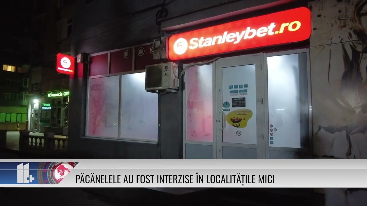 Păcănelele au fost interzise în localitățile mici