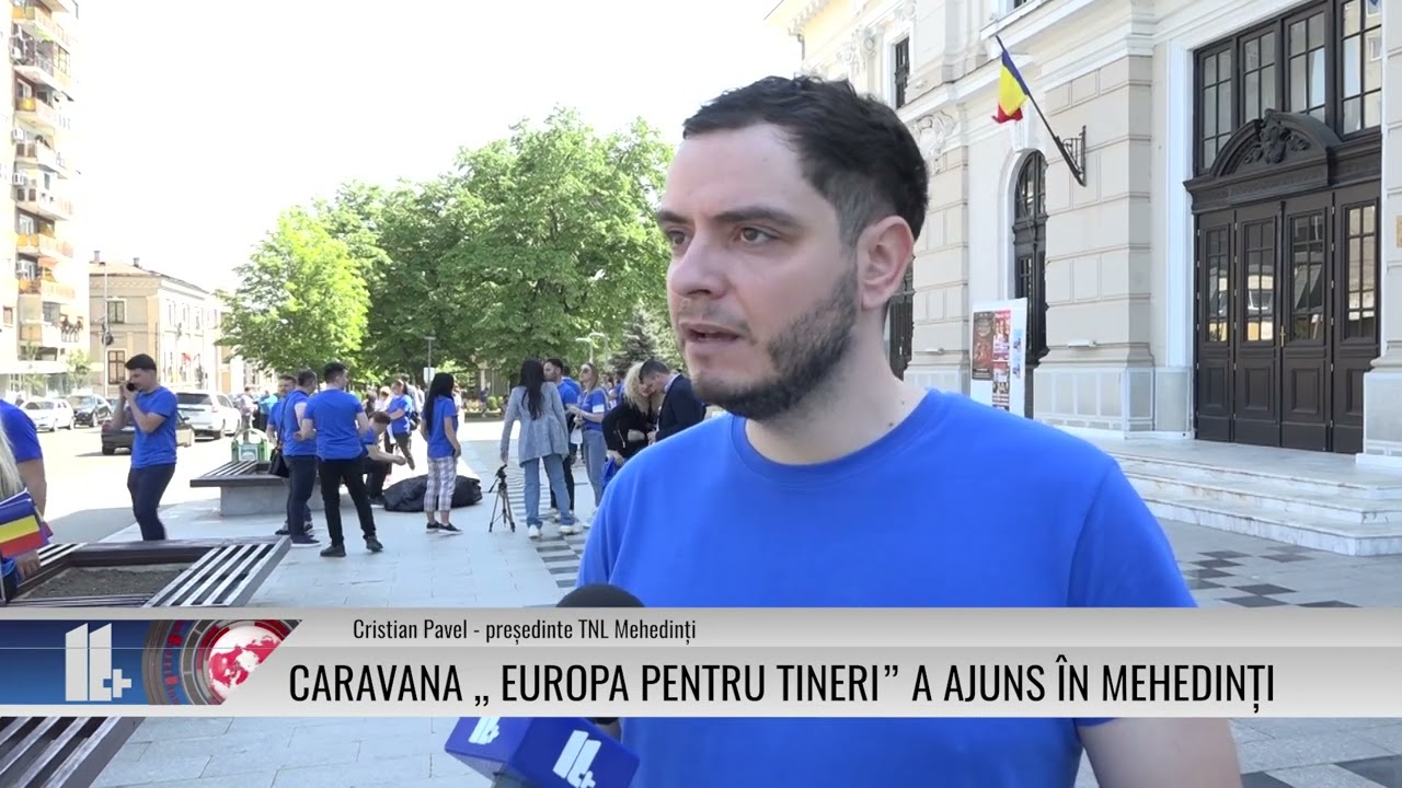 Caravana ,, Europa pentru tineri” a ajuns în Mehedinți