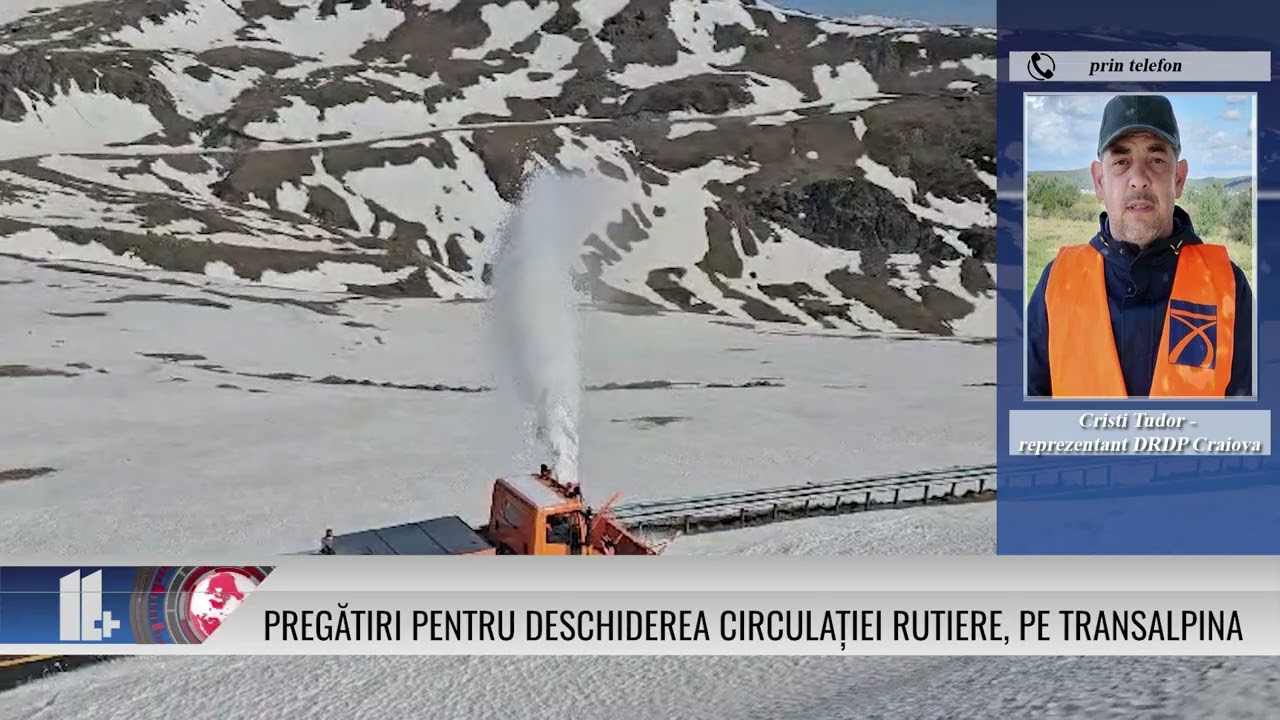 Pregătiri pentru deschiderea circulației rutiere, pe Transalpina