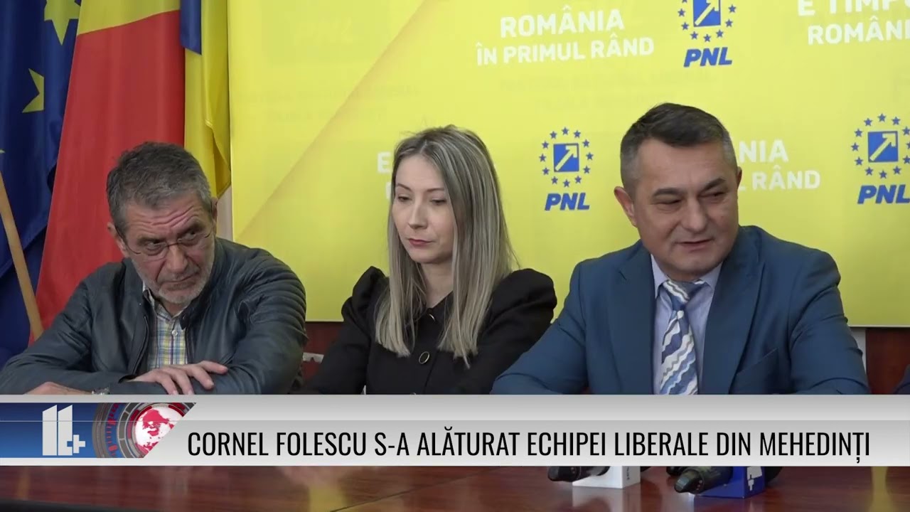 Cornel Folescu s-a alăturat echipei liberale din Mehedinți