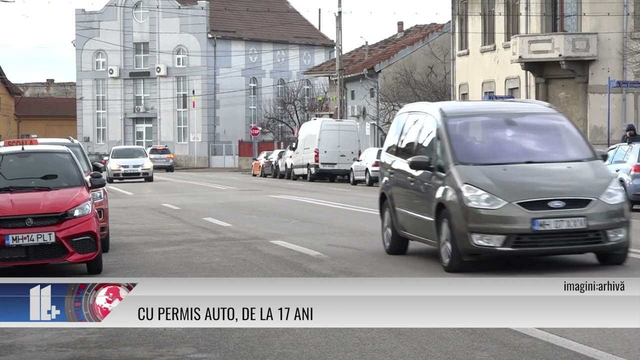 Cu permis auto, de la 17 ani