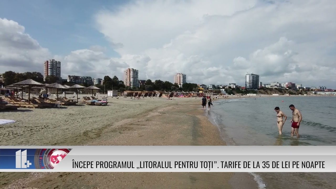 Începe Programul ,,Litoralul pentru toți”. Tarife de la 35 de lei pe noapte