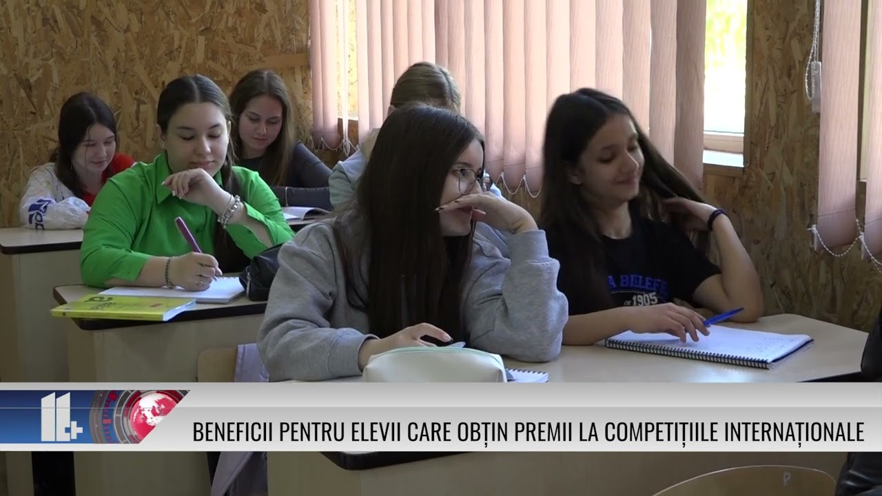 Beneficii pentru elevii care obțin premii la competițiile internaționale