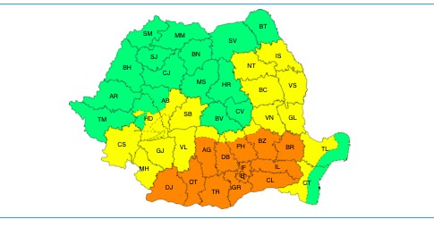 Atenție! Avertizare de cod galben de caniculă