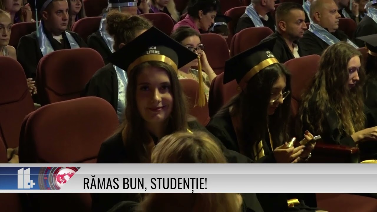 Rămas bun, studenție!