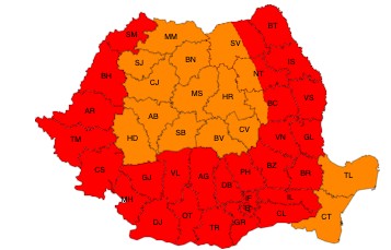 Atenție! Avertizare de cod roșu de caniculă!