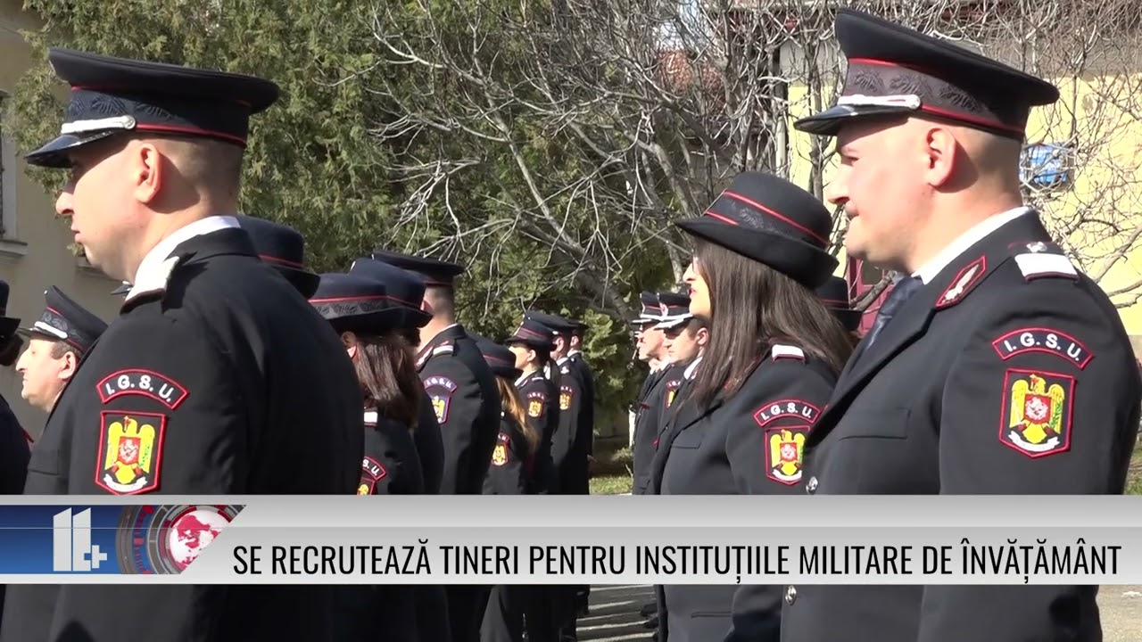 Se recrutează tineri pentru instituțiile militare de învățământ