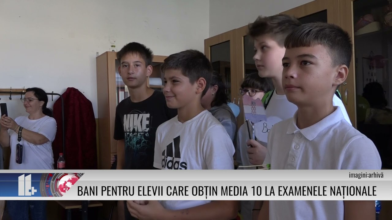 Bani pentru elevii care obțin media 10 la examenele naționale!