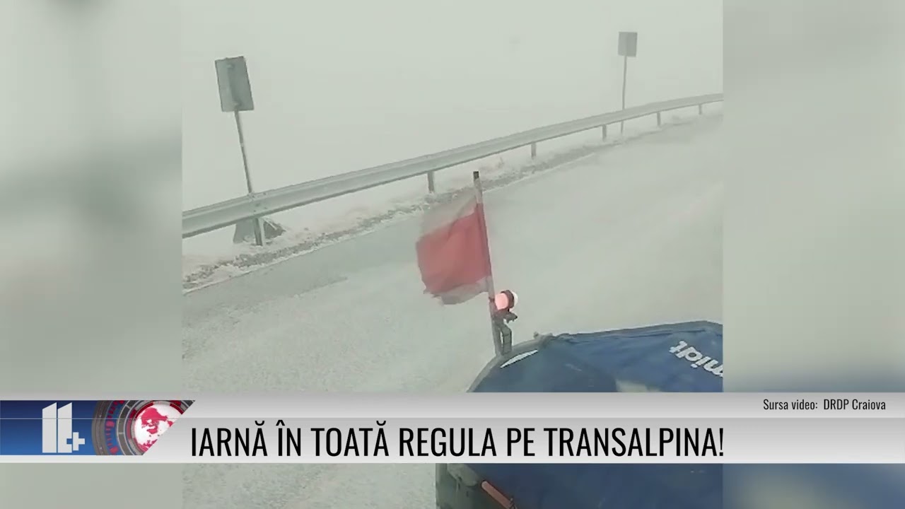 Iarnă în toată regula pe Transalpina!