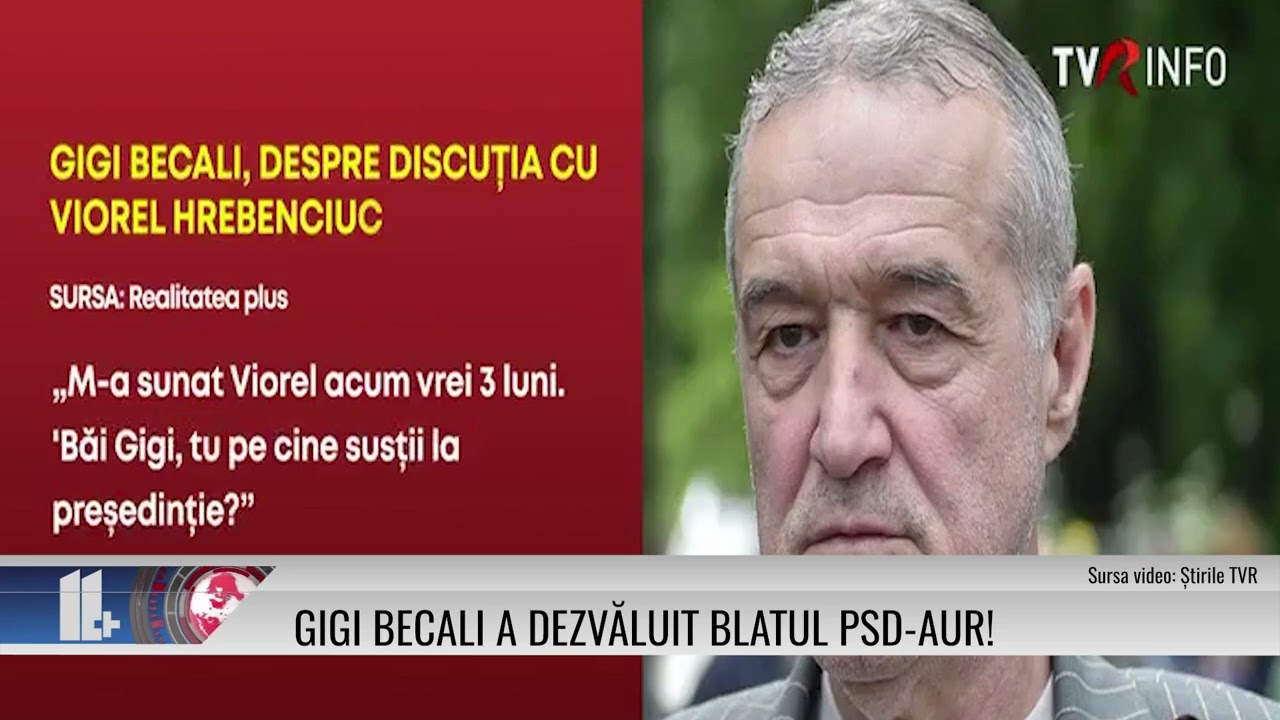 Gigi Becali a dezvăluit blatul PSD-AUR!