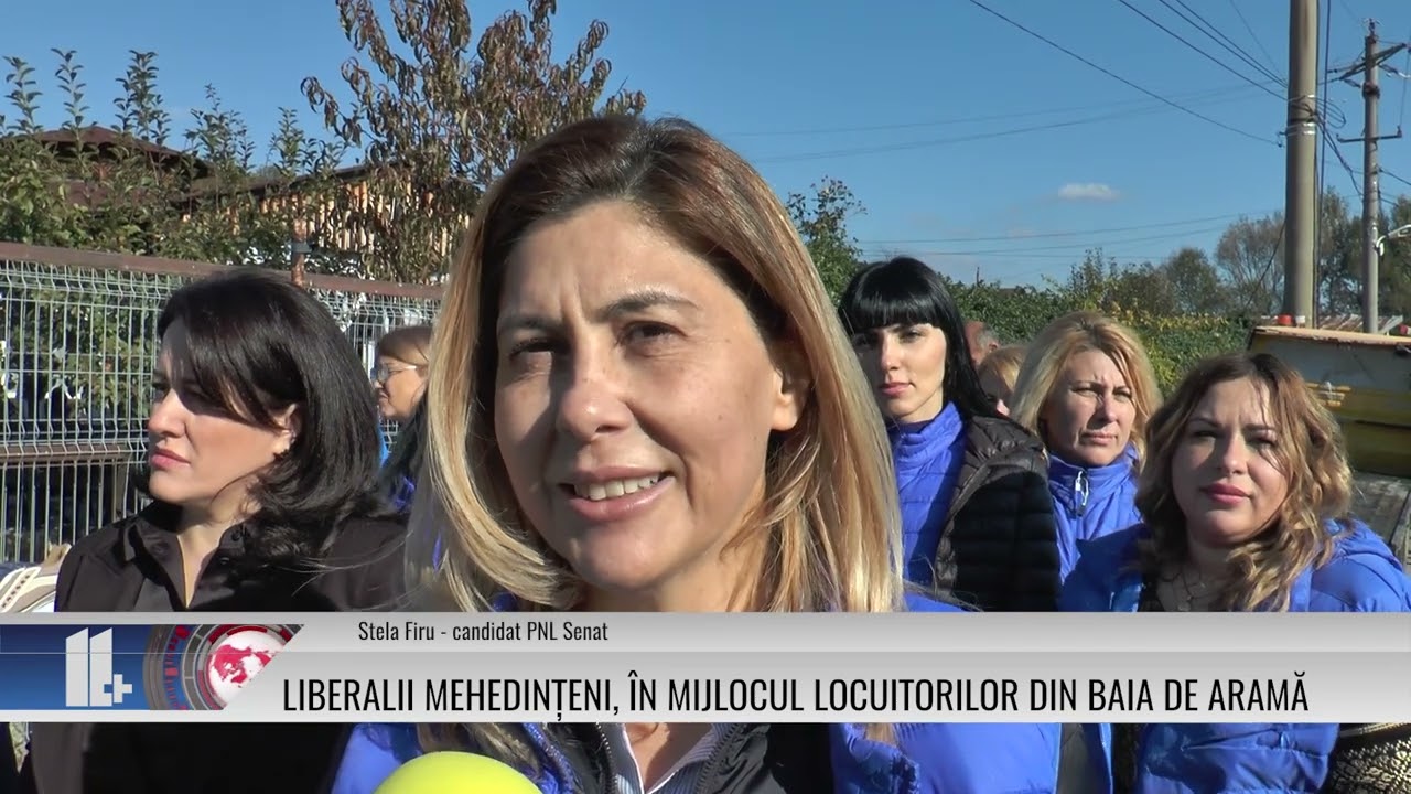 Liberalii mehedințeni, în mijlocul locuitorilor din Baia de Aramă!