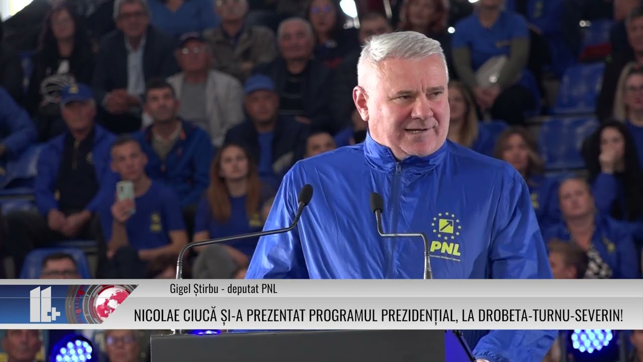 Nicolae Ciucă și-a prezentat programul prezidențial, la Drobeta-Turnu-Severin!