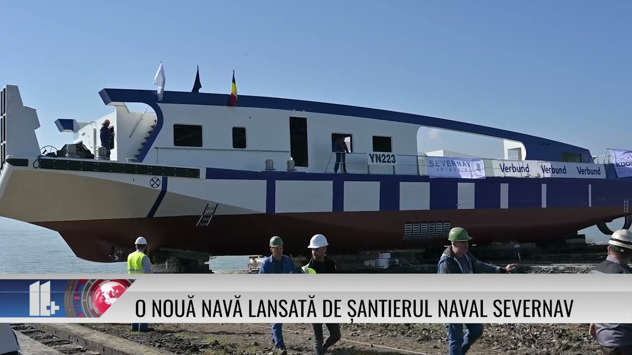 O nouă navă lansată de Șantierul Naval SEVERNAV!