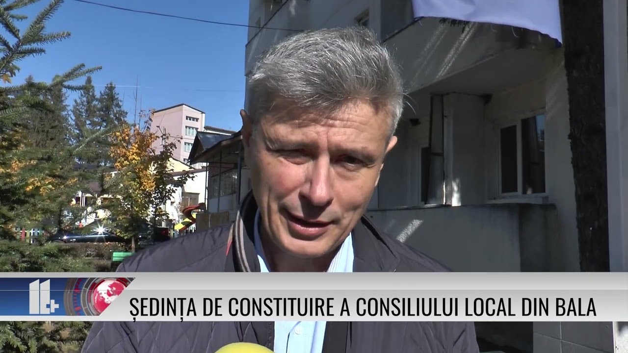 Ședința de constituire a Consiliului Local din Bala