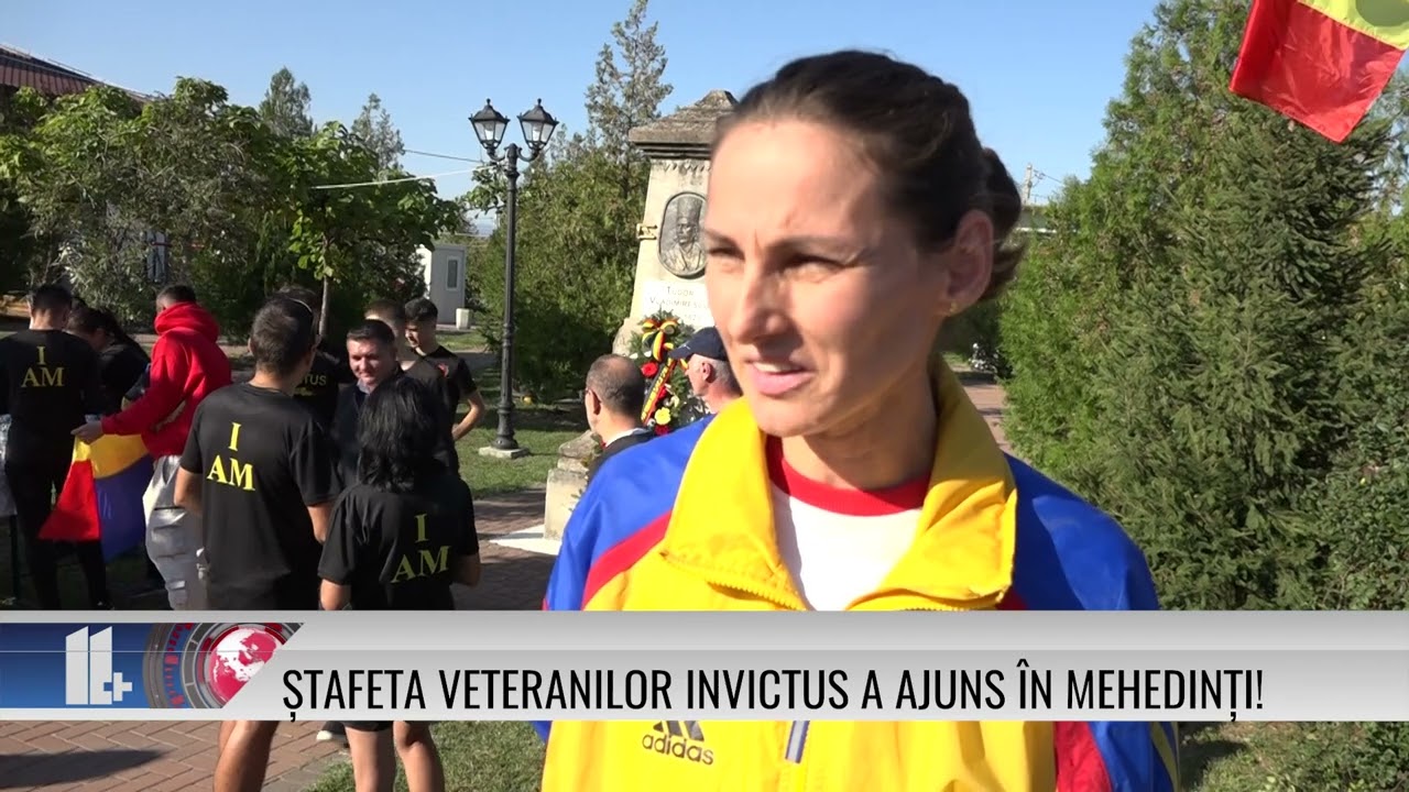 Ștafeta Veteranilor Invictus a ajuns în Mehedinți!