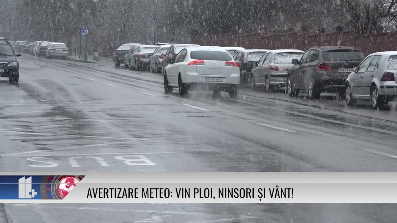 Avertizare meteo: Vin ploi, ninsori și vânt!